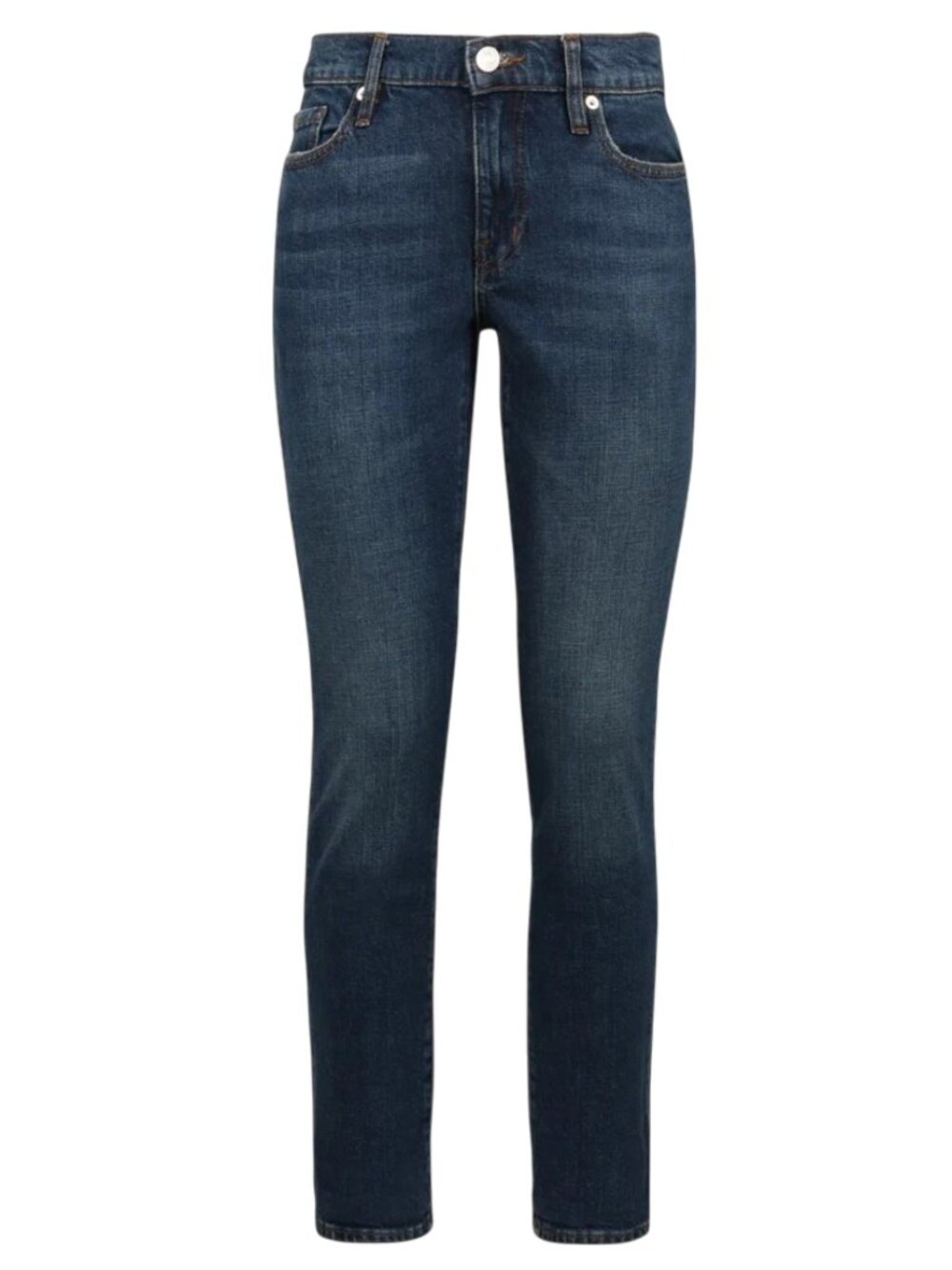 NWOT Frame Le Garcon Mid-Rise Boyfriend Skinny Jeans 27 Othello Wash